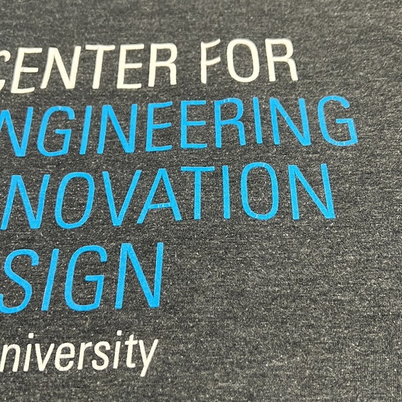 Yale University Center For Engineering Innovation Design Gray T Shirt Sz S EUC - Picture 7 of 10